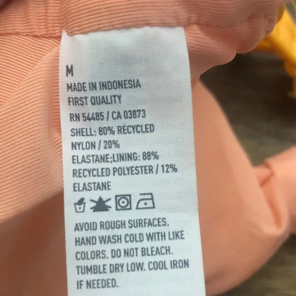 aerie orange and Pink Knot Front Bikini Top - Picture 8 of 8